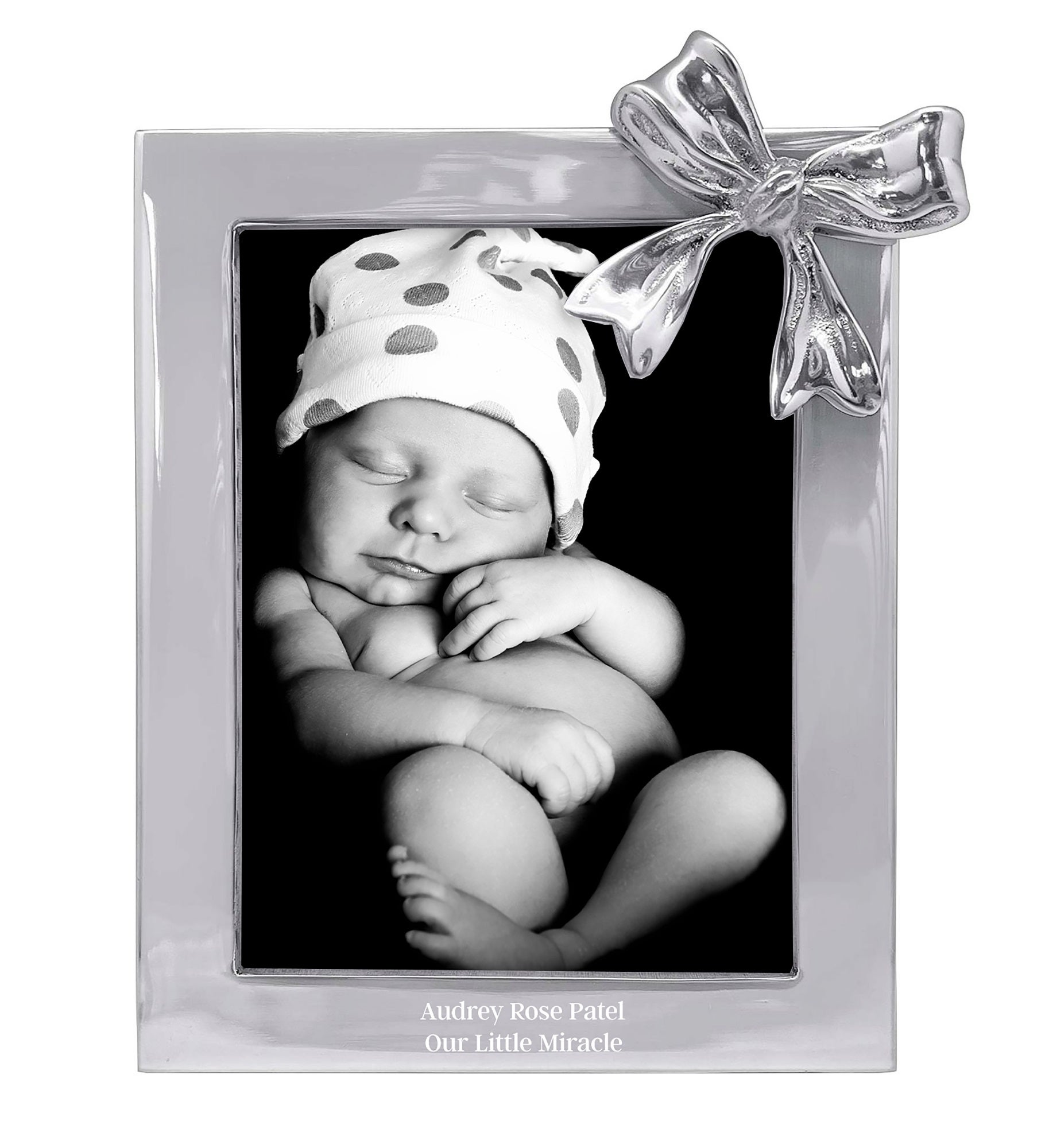 Engraved Mariposa 5x7 Side Bow Frame