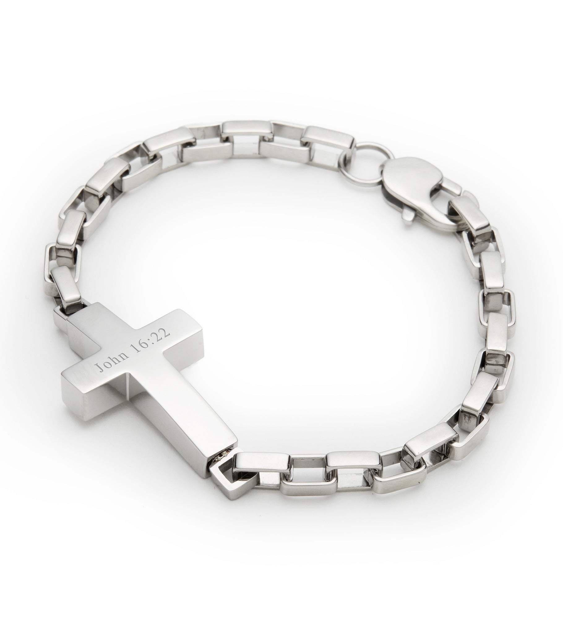 Engraved Cross Urn Bracelet