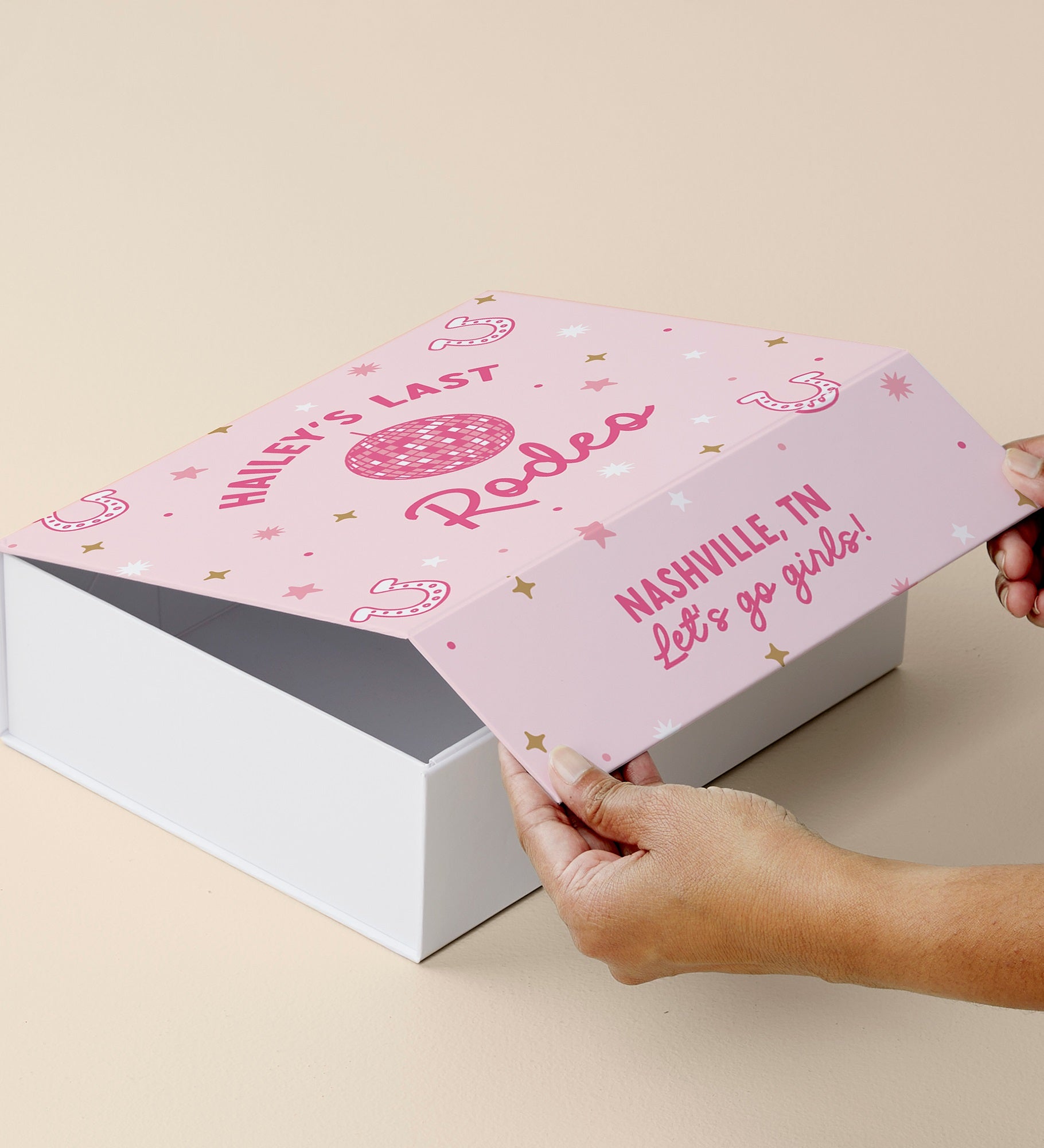 Kittenish Western Glam Personalized Keepsake Box