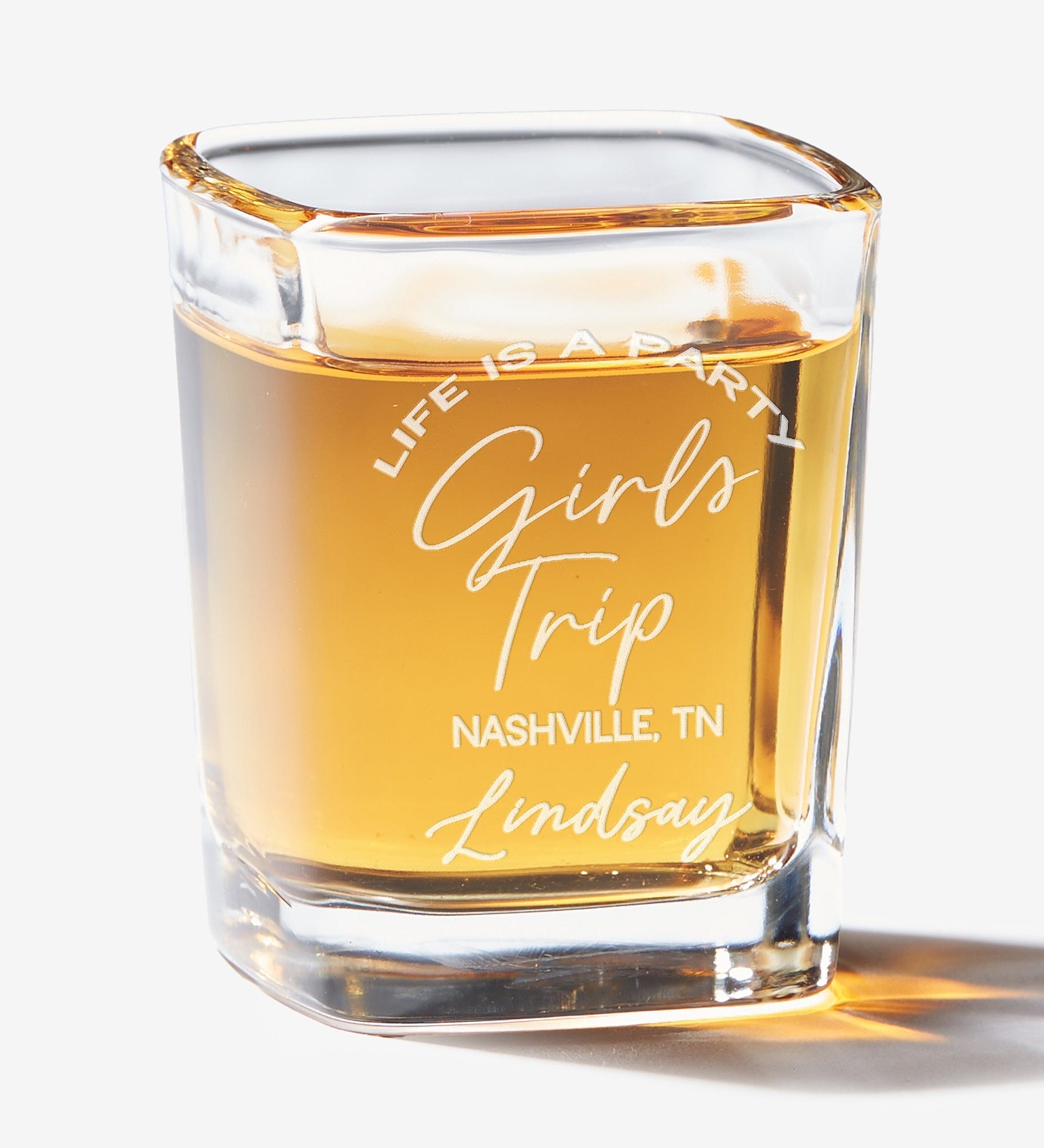 Personalized Girls Trip Shot Glass by Jessie James Decker