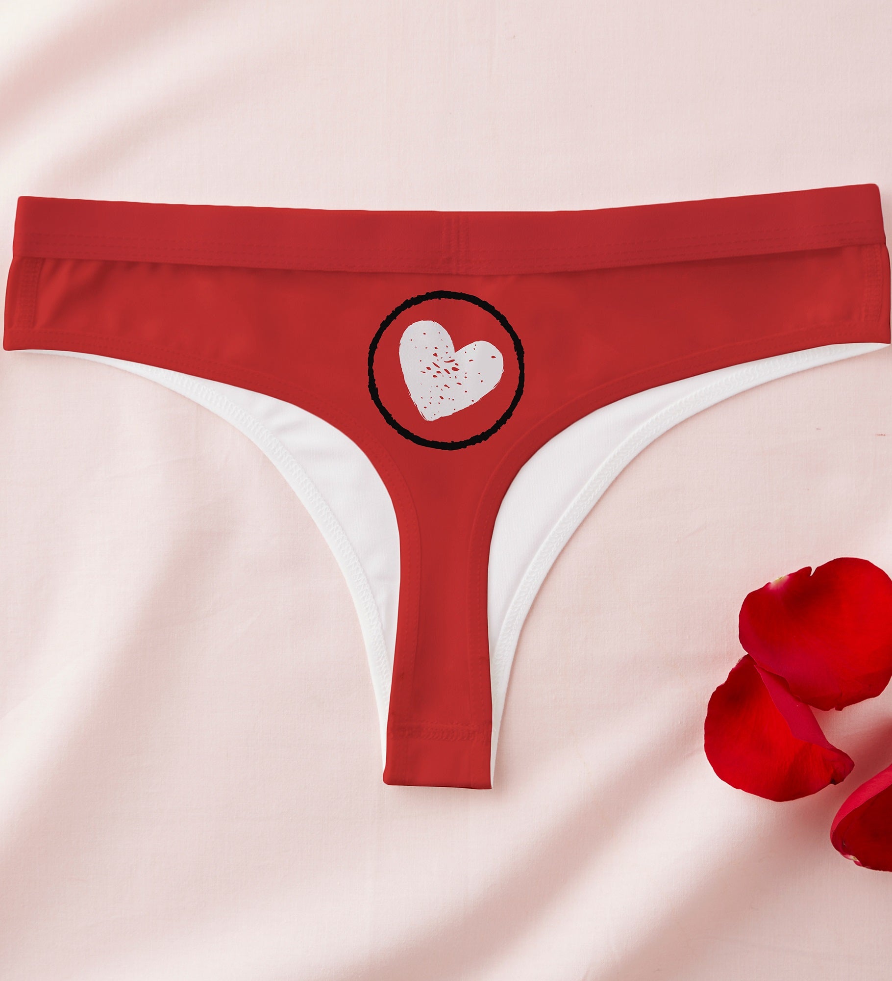 Kittenish Sealed With A Kiss Personalized Thong